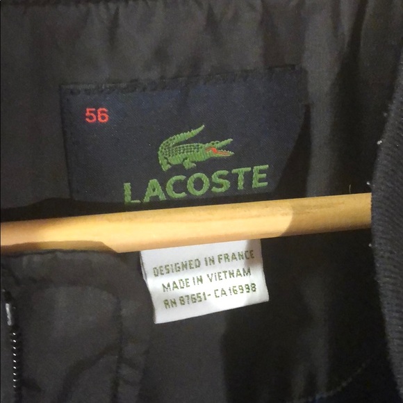 Men Lacoste Bomber Jacket - Picture 3 of 6
